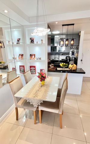 Apartamento à venda com 66m², 2 quartos e 2 vagas Apartamento à venda com 66m², 2 quartos e 2 vagasSala
