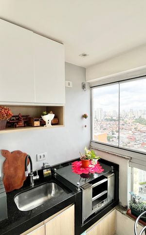 Apartamento à venda com 66m², 2 quartos e 2 vagas Apartamento à venda com 66m², 2 quartos e 2 vagasVaranda da Sala
