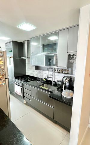 Apartamento à venda com 66m², 2 quartos e 2 vagas Apartamento à venda com 66m², 2 quartos e 2 vagasCozinha