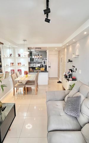 Apartamento à venda com 66m², 2 quartos e 2 vagas Apartamento à venda com 66m², 2 quartos e 2 vagasSala