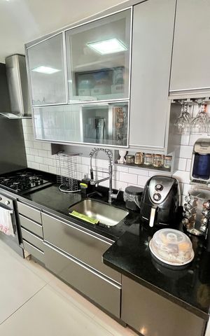 Apartamento à venda com 66m², 2 quartos e 2 vagas Apartamento à venda com 66m², 2 quartos e 2 vagasCozinha