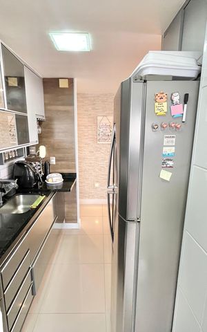 Apartamento à venda com 66m², 2 quartos e 2 vagas Apartamento à venda com 66m², 2 quartos e 2 vagasCozinha