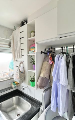 Apartamento à venda com 66m², 2 quartos e 2 vagas Apartamento à venda com 66m², 2 quartos e 2 vagasÁrea de Serviço