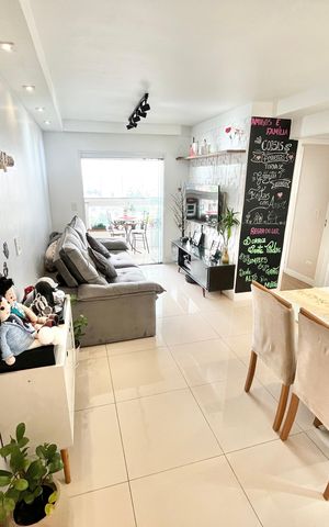 Apartamento à venda com 66m², 2 quartos e 2 vagas Apartamento à venda com 66m², 2 quartos e 2 vagasSala