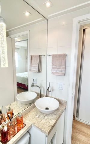 Apartamento à venda com 66m², 2 quartos e 2 vagas Apartamento à venda com 66m², 2 quartos e 2 vagasBanheiro da Suíte 2