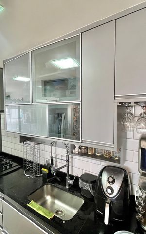 Apartamento à venda com 66m², 2 quartos e 2 vagas Apartamento à venda com 66m², 2 quartos e 2 vagasCozinha