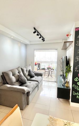 Apartamento à venda com 66m², 2 quartos e 2 vagas Apartamento à venda com 66m², 2 quartos e 2 vagasSala