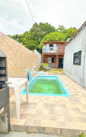 Casa para alugar com 75m², 2 quartos e 1 vagaPiscina