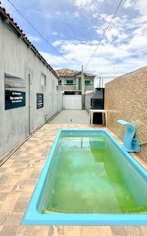 Casa para alugar com 75m², 2 quartos e 1 vagaPiscina