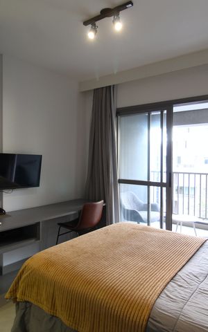 Studio à venda com 26m², 1 quarto e sem vagaSala/Quarto