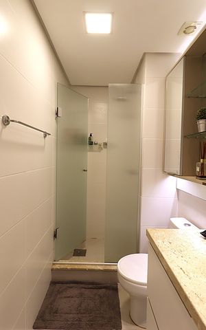 Apartamento à venda com 69m², 2 quartos e 1 vagaBanheiro social