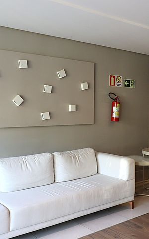 Apartamento à venda com 69m², 2 quartos e 1 vagaÁrea comum - Hall de entrada