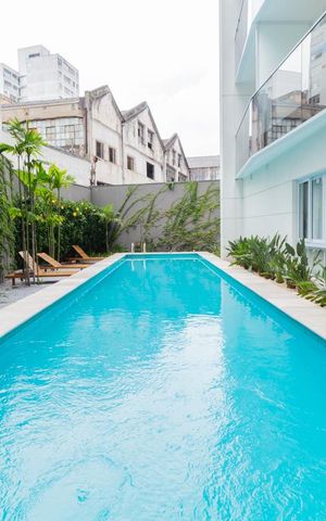 Studio para alugar com 30m², 1 quarto e sem vagaPiscina