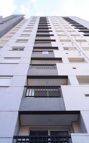 Apartamento para alugar com 39m², 2 quartos e sem vagaPlaca instalada na sacada do imóvel - Código da placa: LDNB-682