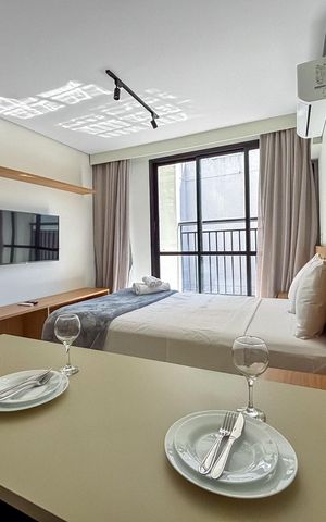 Apartamento para alugar com 27m², 1 quarto e sem vaga Apartamento para alugar com 27m², 1 quarto e sem vagaSala