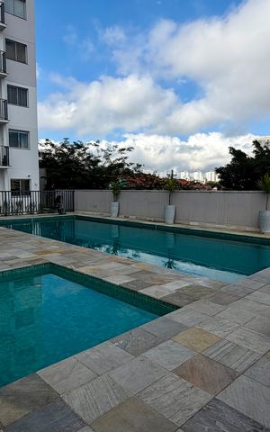 Apartamento para alugar com 37m², 2 quartos e 1 vaga Apartamento para alugar com 37m², 2 quartos e 1 vagaÁrea comum - Piscina