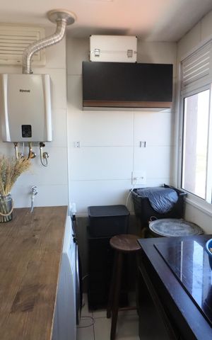 Apartamento à venda com 96m², 2 quartos e 2 vagasCozinha e Área de Serviço