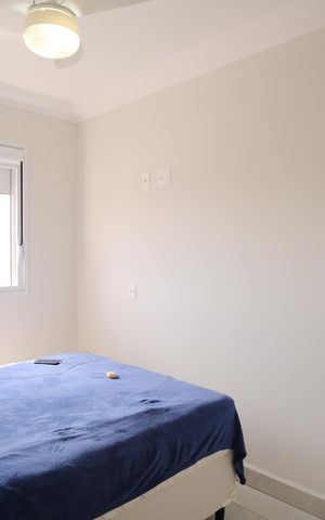 Apartamento à venda com 78m², 3 quartos e 2 vagasQuarto 1