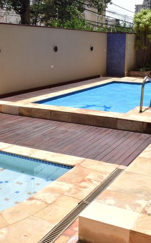 Apartamento para alugar com 124m², 3 quartos e 2 vagasÁrea comum - Piscina