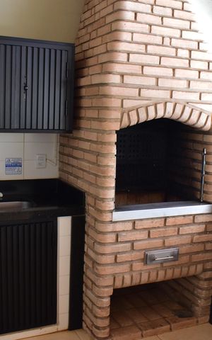 Apartamento para alugar com 124m², 3 quartos e 2 vagasÁrea comum - Churrasqueira