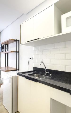 Studio para alugar com 22m², 1 quarto e sem vagaCozinha