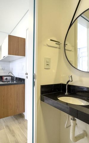 Apartamento para alugar com 22m², 1 quarto e sem vagaBanheiro