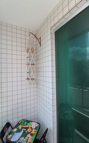 Apartamento à venda com 75m², 3 quartos e 1 vagaVaranda da Suite