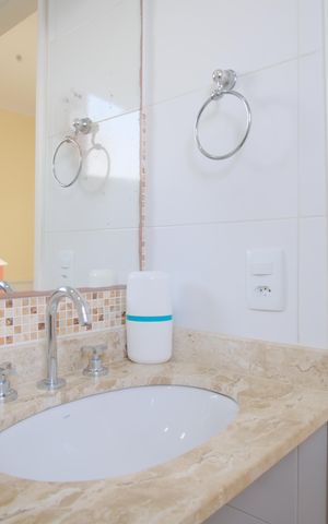 Casa à venda com 125m², 3 quartos e 2 vagasBanheiro da Suíte 2