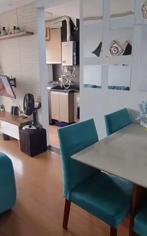 Apartamento à venda com 46m², 2 quartos e 1 vaga Apartamento à venda com 46m², 2 quartos e 1 vagaSala