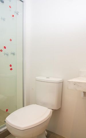 Apartamento para alugar com 40m², 1 quarto e 1 vaga Apartamento para alugar com 40m², 1 quarto e 1 vagaBanheiro