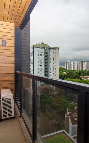 Apartamento para alugar com 40m², 1 quarto e 1 vaga Apartamento para alugar com 40m², 1 quarto e 1 vagaVaranda