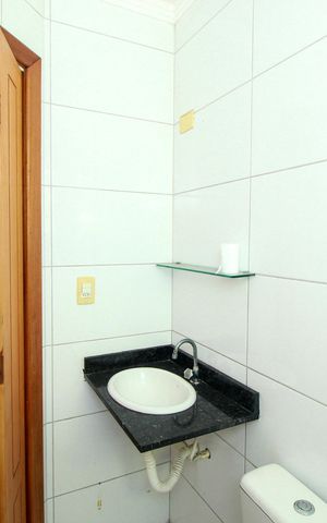 Apartamento para alugar com 108m², 2 quartos e 1 vaga Apartamento para alugar com 108m², 2 quartos e 1 vagaBanheiro Social