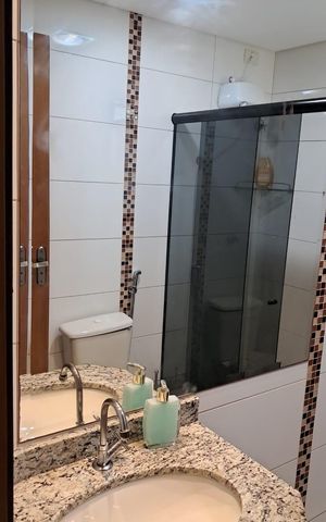 Apartamento à venda com 75m², 3 quartos e 2 vagas Apartamento à venda com 75m², 3 quartos e 2 vagasBanheiro
