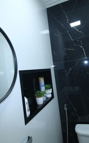 Casa à venda com 64m², 2 quartos e 2 vagasBanheiro 2