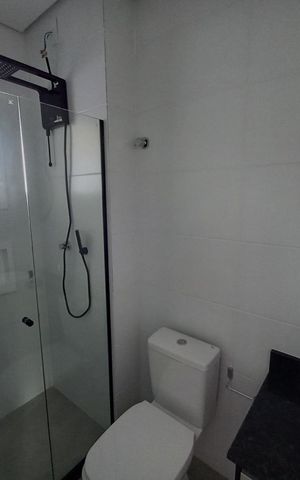Studio à venda com 25m², 1 quarto e sem vaga Studio à venda com 25m², 1 quarto e sem vagaBanheiro