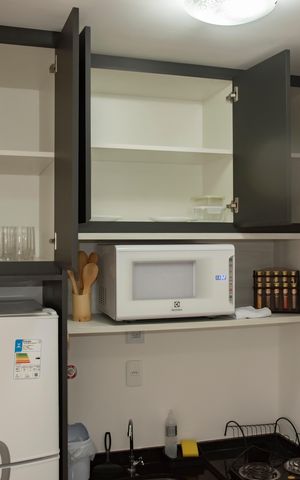 Studio à venda com 28m², 1 quarto e sem vagaCozinha