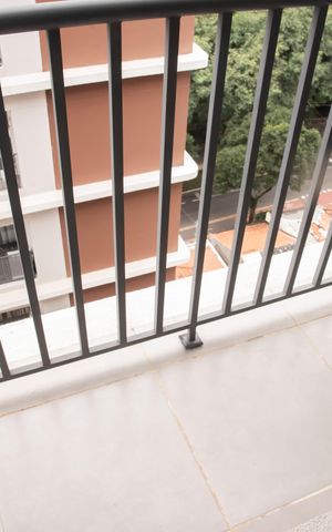 Studio à venda com 28m², 1 quarto e sem vagaVaranda