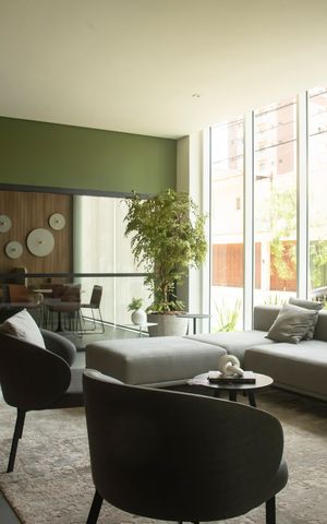 Studio à venda com 28m², 1 quarto e sem vagaHall social
