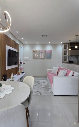 Apartamento à venda com 59m², 2 quartos e 1 vaga Apartamento à venda com 59m², 2 quartos e 1 vagaSala