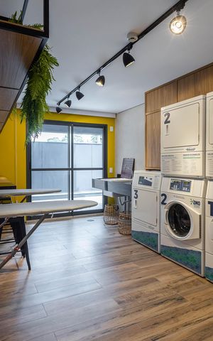 Studio à venda com 27m², 1 quarto e sem vagaLavanderia