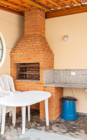 Apartamento à venda com 60m², 1 quarto e 2 vagas Apartamento à venda com 60m², 1 quarto e 2 vagasÁrea comum - Churrasqueira