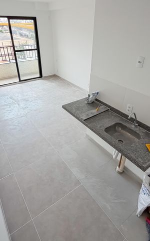 Studio à venda com 24m², 1 quarto e sem vaga Studio à venda com 24m², 1 quarto e sem vagaCozinha
