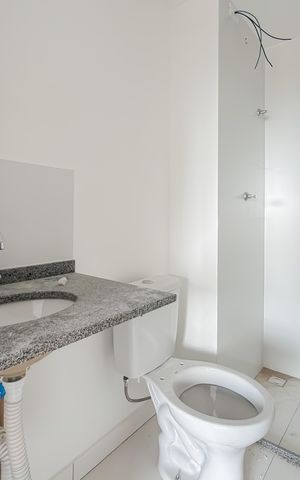 Studio à venda com 24m², 1 quarto e sem vaga Studio à venda com 24m², 1 quarto e sem vagaBanheiro
