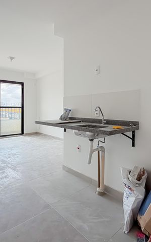 Studio à venda com 24m², 1 quarto e sem vaga Studio à venda com 24m², 1 quarto e sem vagaCozinha