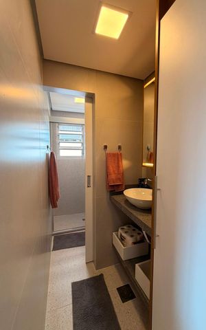 Apartamento para alugar com 50m², 2 quartos e 1 vaga Apartamento para alugar com 50m², 2 quartos e 1 vagaBanheiro social