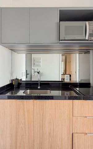 Studio para alugar com 25m², 1 quarto e sem vaga Studio para alugar com 25m², 1 quarto e sem vagaCozinha