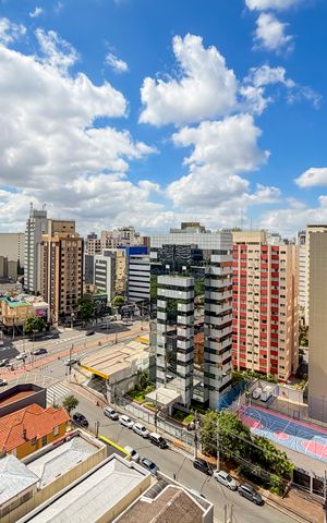 Studio para alugar com 25m², 1 quarto e sem vaga Studio para alugar com 25m², 1 quarto e sem vagaVista da Varanda