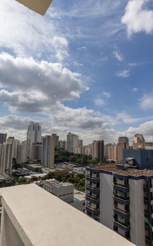 Studio para alugar com 29m², 1 quarto e 1 vaga Studio para alugar com 29m², 1 quarto e 1 vagaVaranda