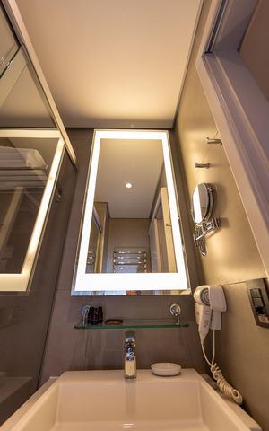 Studio para alugar com 29m², 1 quarto e 1 vaga Studio para alugar com 29m², 1 quarto e 1 vagaBanheiro