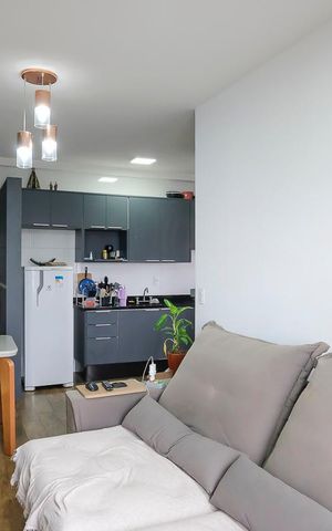 Apartamento à venda com 42m², 1 quarto e 1 vagaSala
